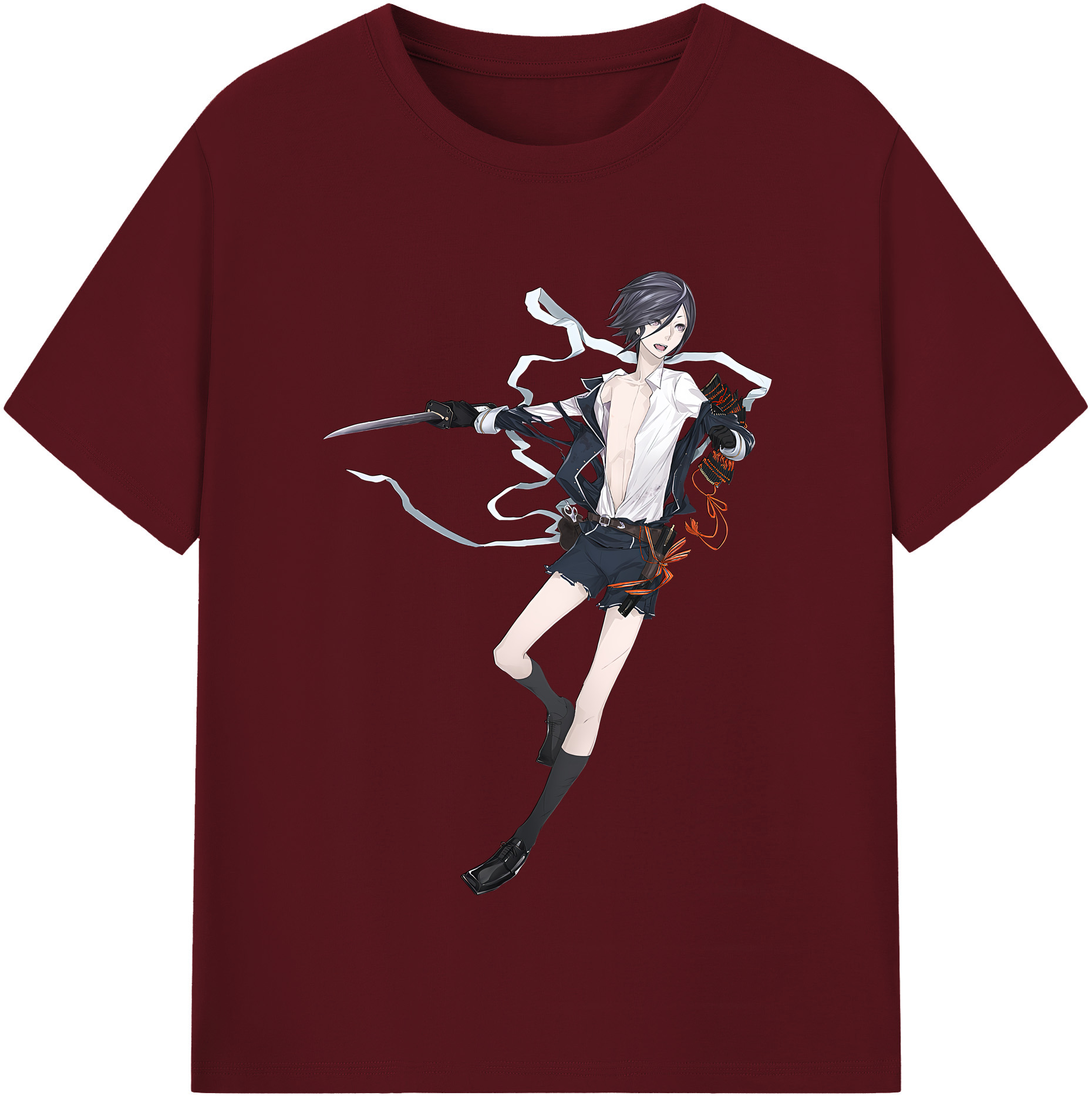 （画像用） 刀剣乱舞 Touken Ranbu 綿100％半袖Tシャツ（フロントプリント）